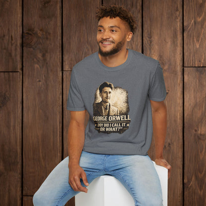 George Orwell Vintage Literary T-Shirt — "Boy Did I Call It Or What?" image 7