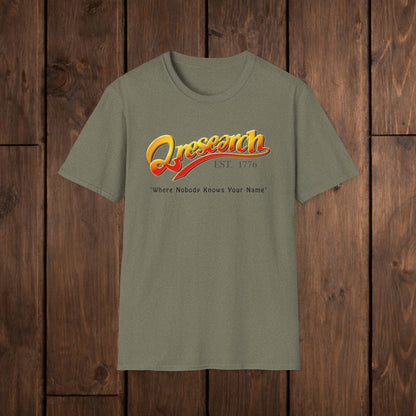 Research Vintage T-Shirt — "Research EST. 1776" Retro Script Science Tee image 1