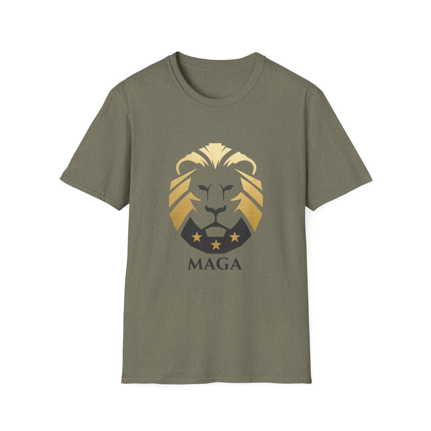 MAGA Gold Lion T‑Shirt — Bold Patriotic Crest Tee image 2