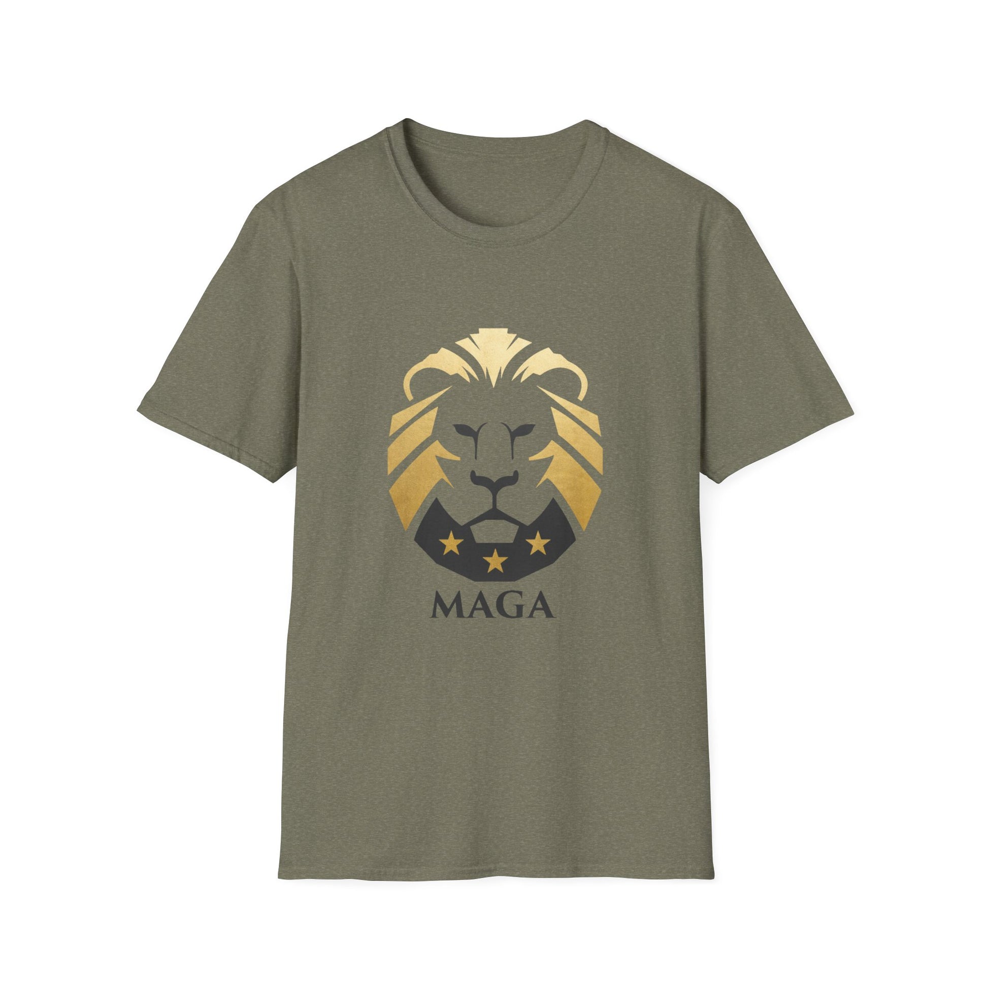 MAGA Gold Lion T‑Shirt — Bold Patriotic Crest Tee image 2