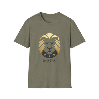 MAGA Gold Lion T‑Shirt — Bold Patriotic Crest Tee image 2