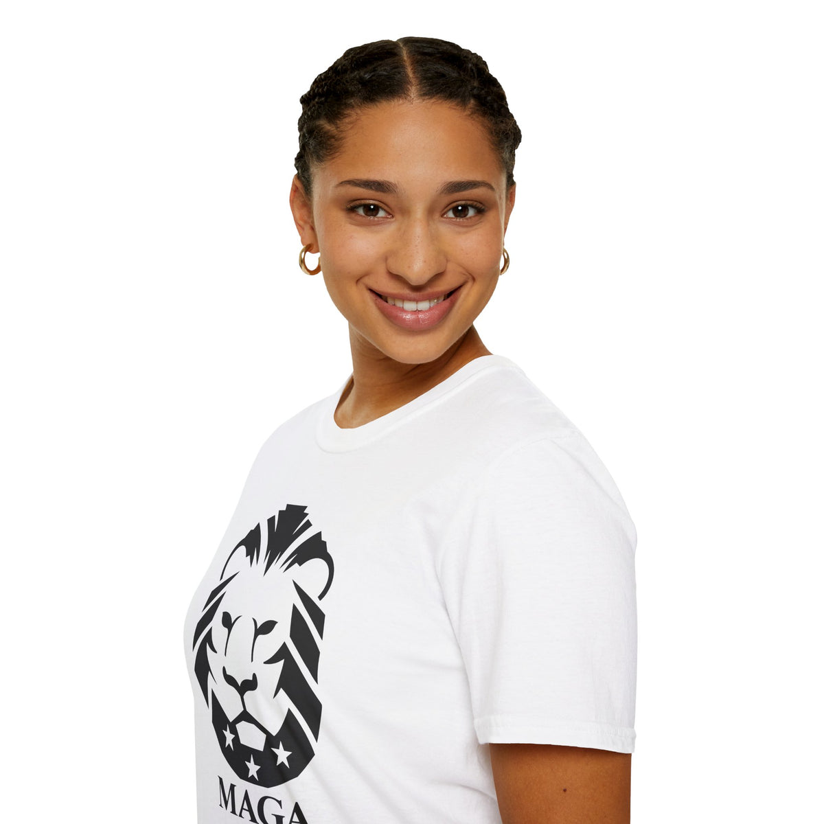MAGA Lion T-Shirt — Bold Patriotic Graphic Tee