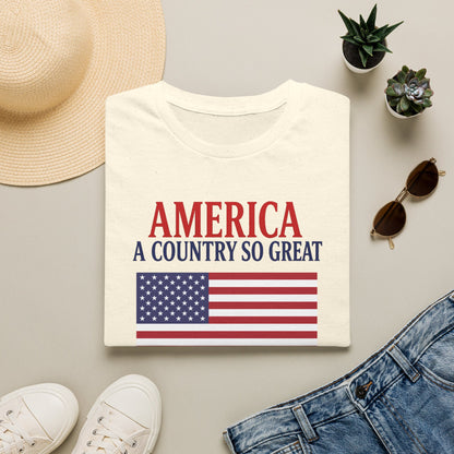 America A Country So Great T-Shirt, Even Its Haters Won’t Leave Shirt, Patriotic American Flag Tee, Conservative USA Gift
