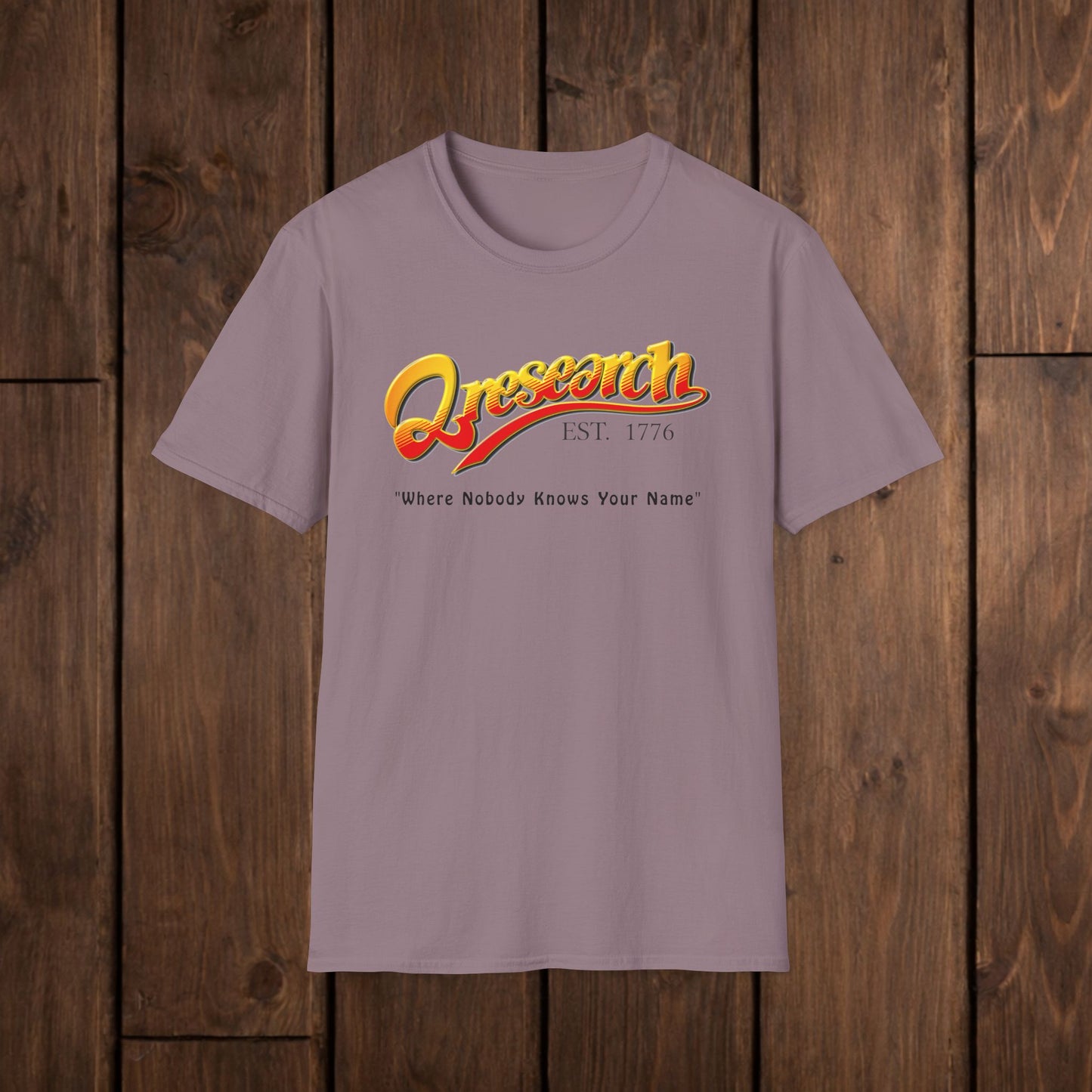 Research Vintage T-Shirt — "Research EST. 1776" Retro Script Science Tee