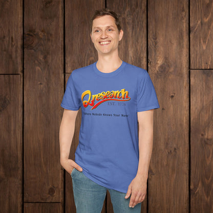 Research Vintage T-Shirt — "Research EST. 1776" Retro Script Science Tee