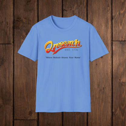 Research Vintage T-Shirt — "Research EST. 1776" Retro Script Science Tee