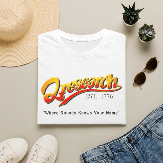 Research Vintage T-Shirt — "Research EST. 1776" Retro Script Science Tee
