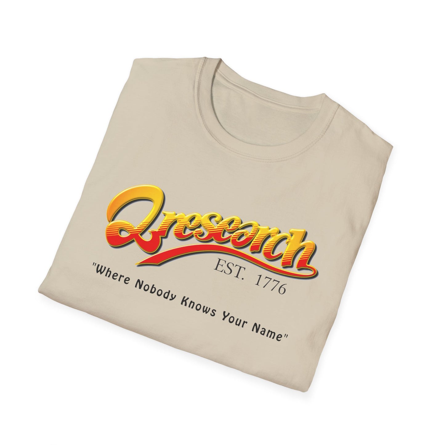 Research Vintage T-Shirt — "Research EST. 1776" Retro Script Science Tee