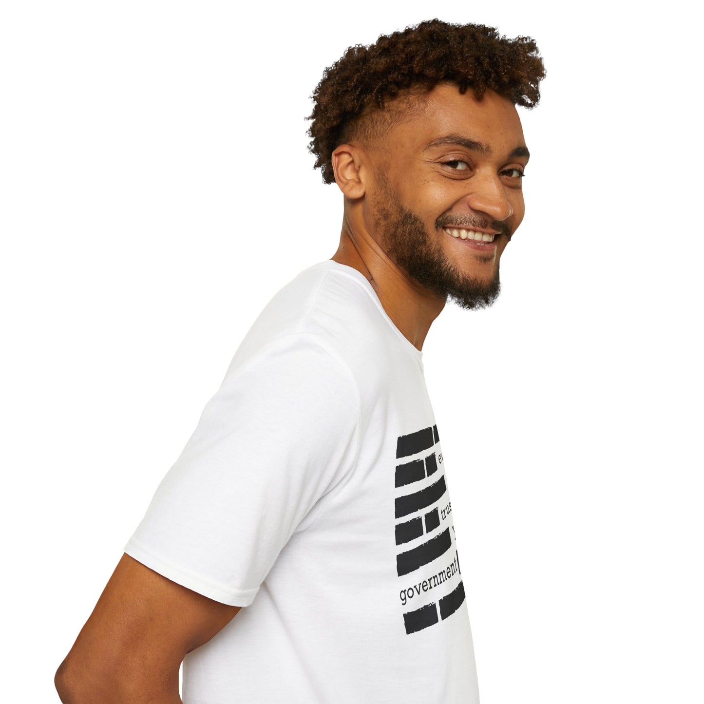 'Everything is Fine, Trust Your Government' Redacted Design Political Tee