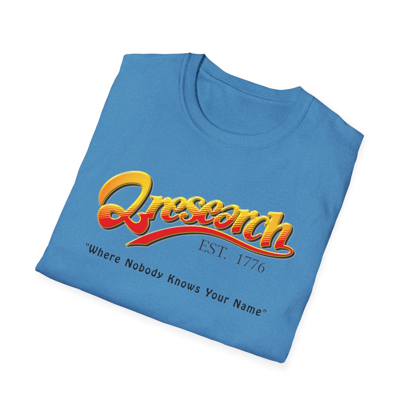 Research Vintage T-Shirt — "Research EST. 1776" Retro Script Science Tee