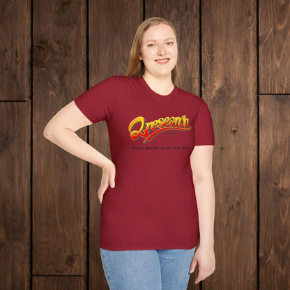 Research Vintage T-Shirt — "Research EST. 1776" Retro Script Science Tee