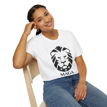 MAGA Lion T-Shirt — Bold Patriotic Graphic Tee