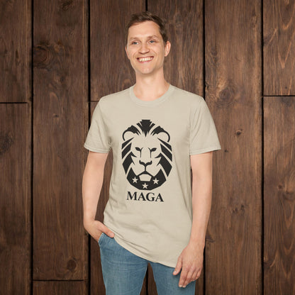MAGA Lion T-Shirt — Bold Patriotic Graphic Tee