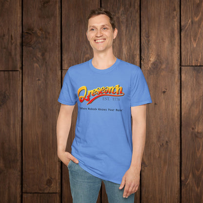 Research Vintage T-Shirt — "Research EST. 1776" Retro Script Science Tee
