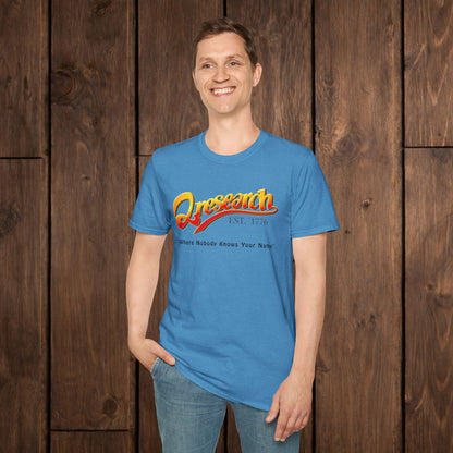 Research Vintage T-Shirt — "Research EST. 1776" Retro Script Science Tee