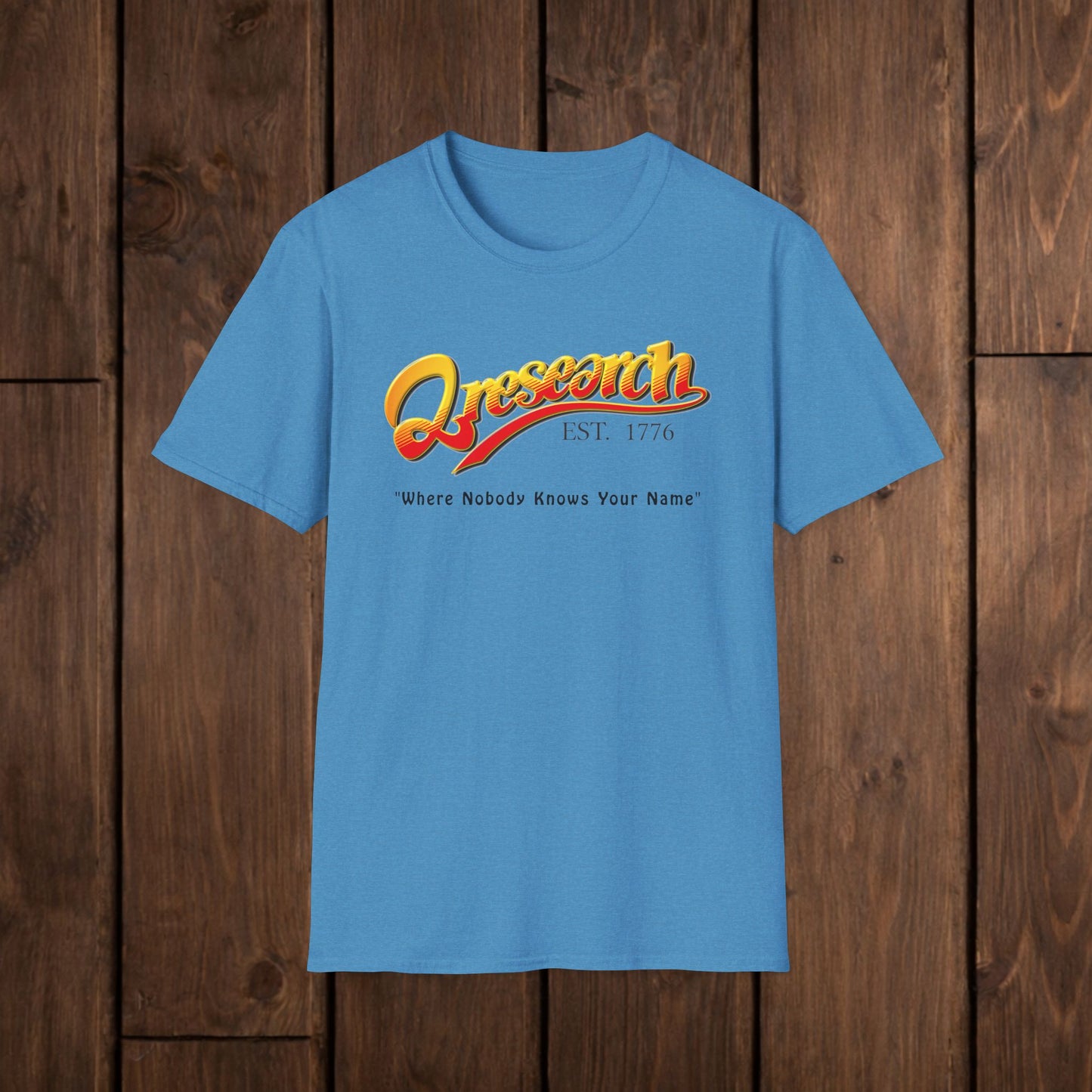 Research Vintage T-Shirt — "Research EST. 1776" Retro Script Science Tee