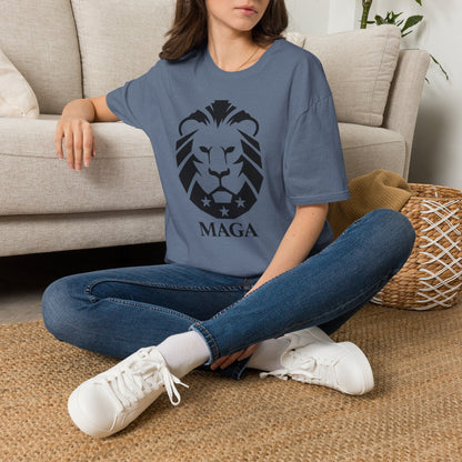 MAGA Lion T-Shirt — Bold Patriotic Graphic Tee