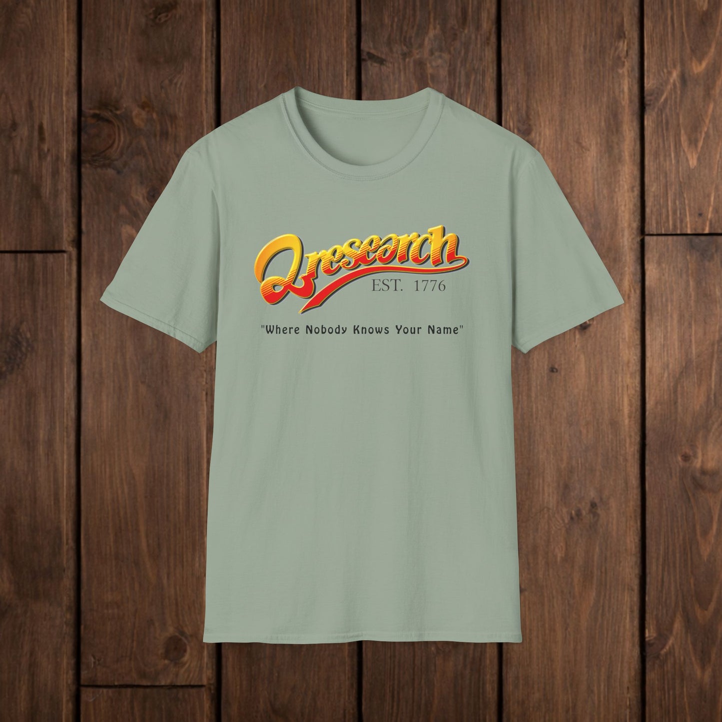 Research Vintage T-Shirt — "Research EST. 1776" Retro Script Science Tee