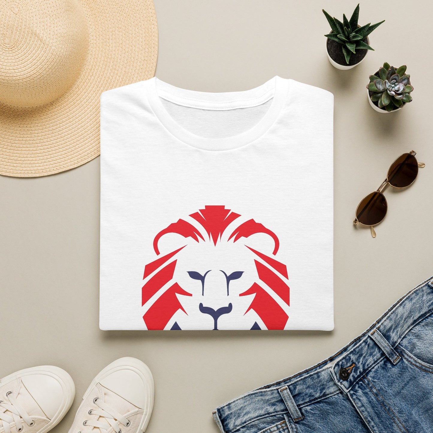 MAGA Lion T-Shirt — Bold Patriotic Graphic Tee