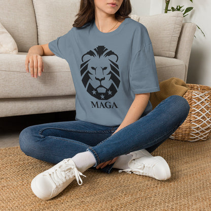 MAGA Lion T-Shirt — Bold Patriotic Graphic Tee