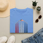 FAFO Jetpack Aviation Tee — Red, White & Blue Graphic