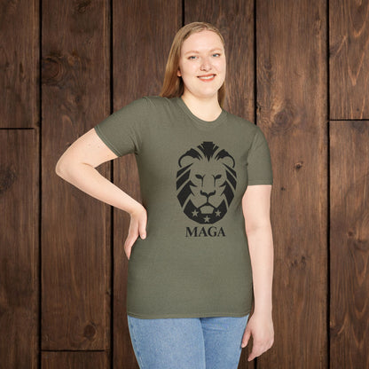 MAGA Lion T-Shirt — Bold Patriotic Graphic Tee