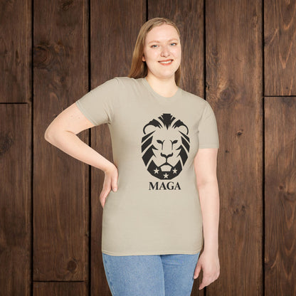 MAGA Lion T-Shirt — Bold Patriotic Graphic Tee