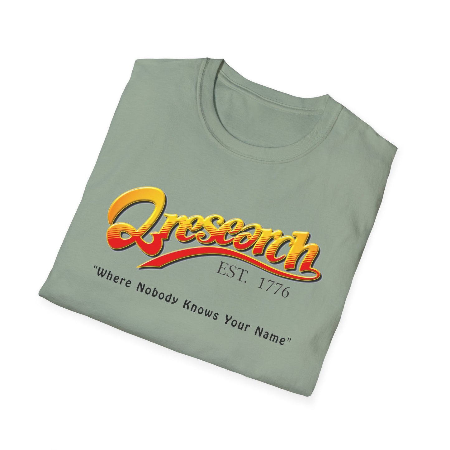 Research Vintage T-Shirt — "Research EST. 1776" Retro Script Science Tee