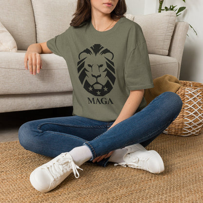 MAGA Lion T-Shirt — Bold Patriotic Graphic Tee