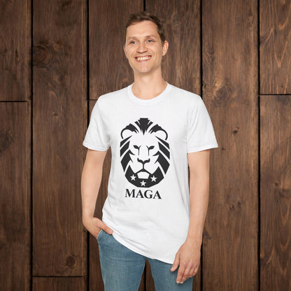 MAGA Lion T-Shirt — Bold Patriotic Graphic Tee