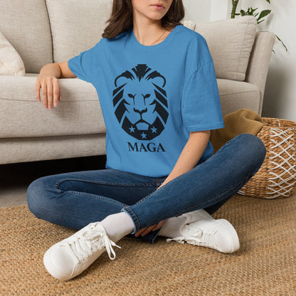 MAGA Lion T-Shirt — Bold Patriotic Graphic Tee