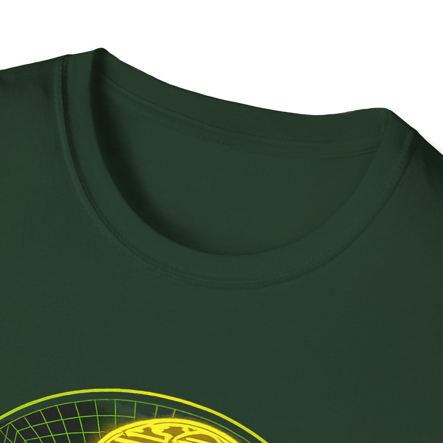 Retro Sci‑Fi Night Shift T-Shirt — Neon Snake Grid Graphic