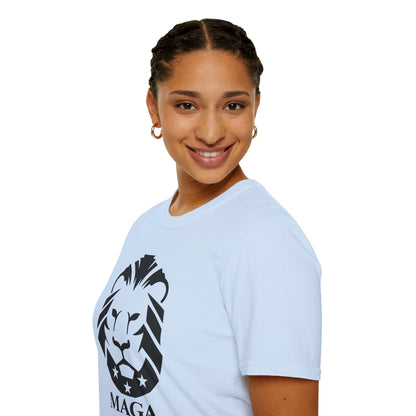 MAGA Lion T-Shirt — Bold Patriotic Graphic Tee