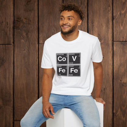 Covfefe Periodic Table T-Shirt — Co V Fe Fe Chemistry Graphic Tee image 0