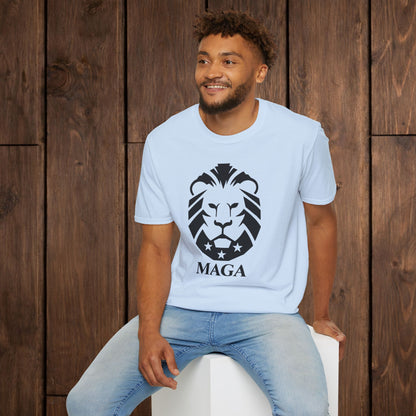 MAGA Lion T-Shirt — Bold Patriotic Graphic Tee