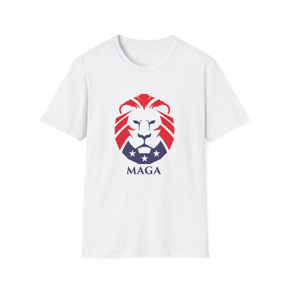 MAGA Lion T-Shirt — Bold Patriotic Graphic Tee