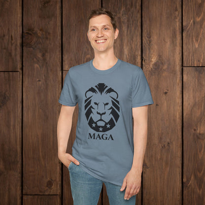 MAGA Lion T-Shirt — Bold Patriotic Graphic Tee