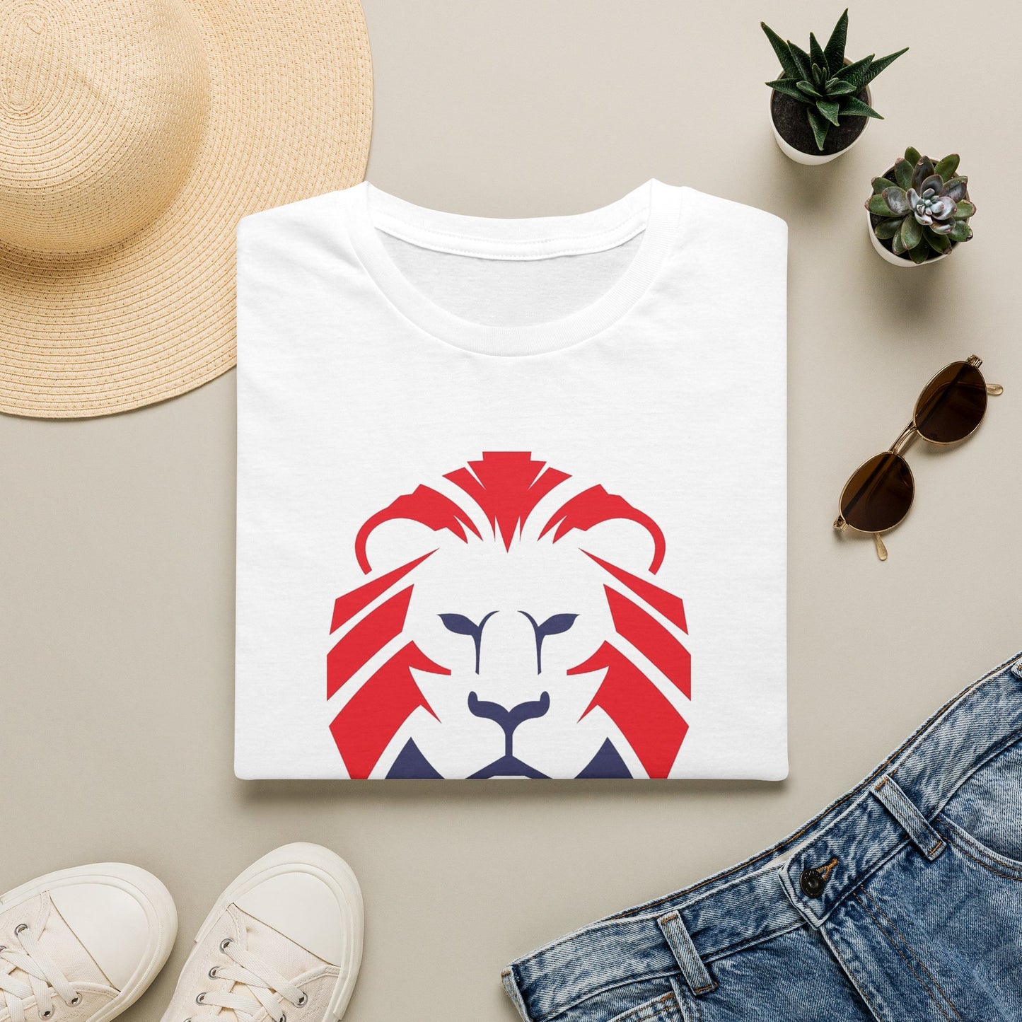 MAGA Lion T-Shirt — Bold Patriotic Graphic Tee
