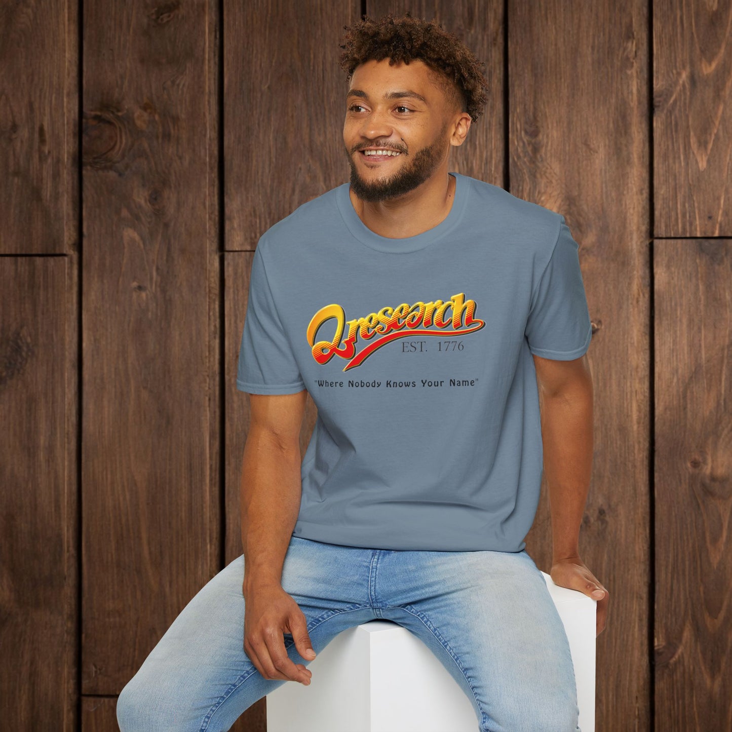 Research Vintage T-Shirt — "Research EST. 1776" Retro Script Science Tee image 9