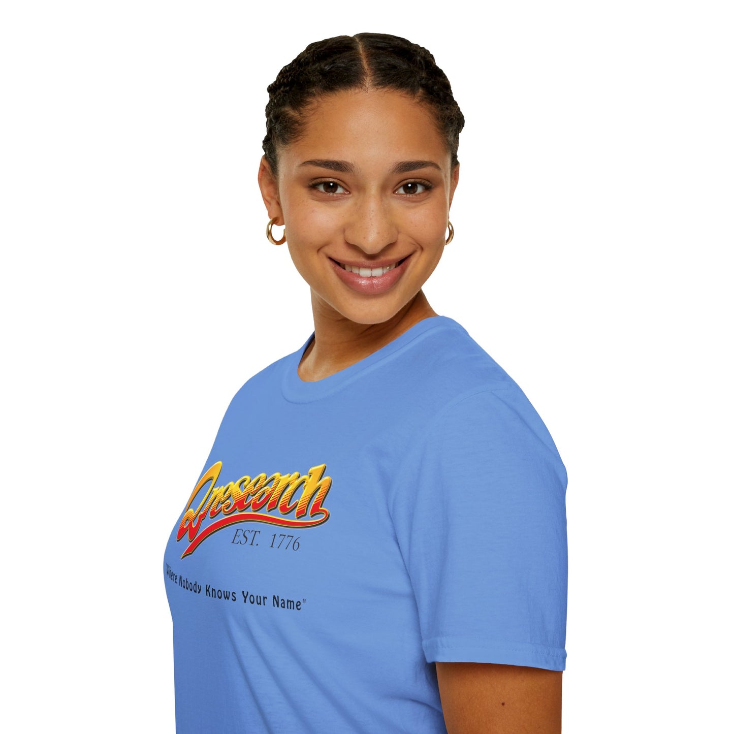 Research Vintage T-Shirt — "Research EST. 1776" Retro Script Science Tee