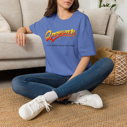 Research Vintage T-Shirt — "Research EST. 1776" Retro Script Science Tee