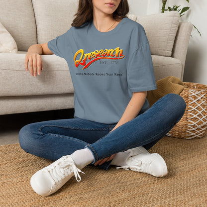 Research Vintage T-Shirt — "Research EST. 1776" Retro Script Science Tee