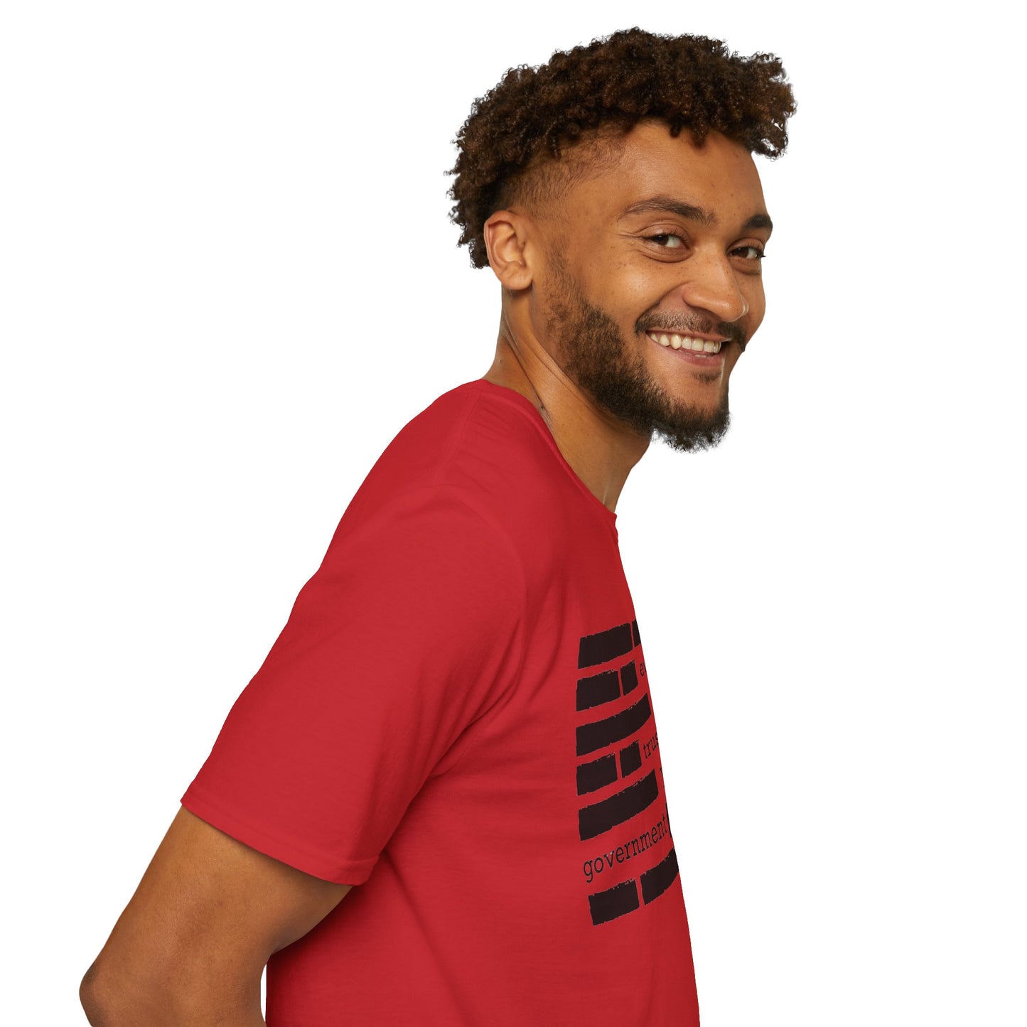 'Everything is Fine, Trust Your Government' Redacted Design Political Tee