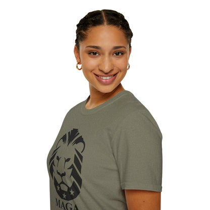 MAGA Lion T-Shirt — Bold Patriotic Graphic Tee