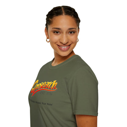 Research Vintage T-Shirt — "Research EST. 1776" Retro Script Science Tee