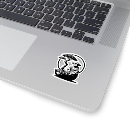 Zen Warrior — Samurai Garden Kiss-Cut Decal image 10