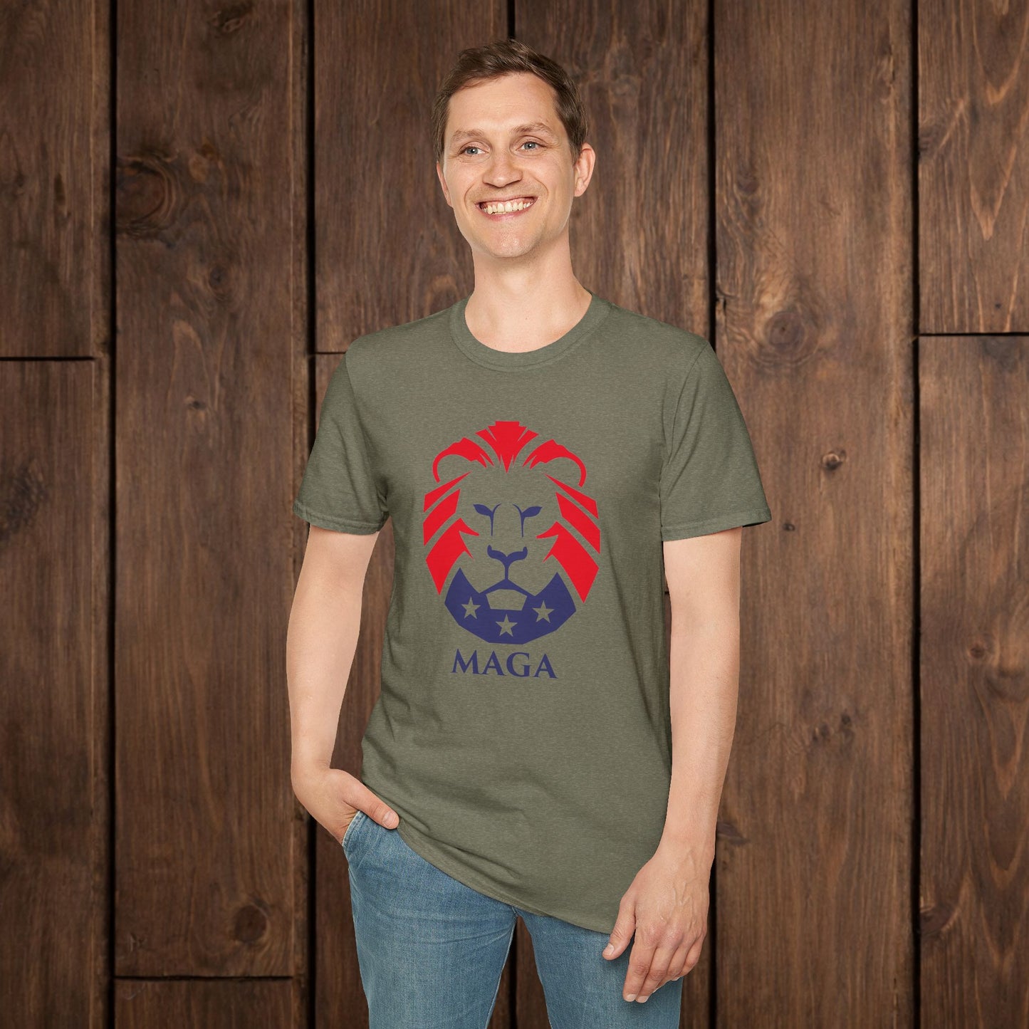 MAGA Lion T-Shirt — Bold Patriotic Graphic Tee image 8