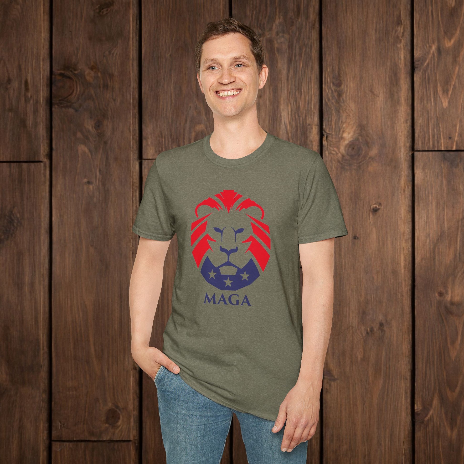 MAGA Lion T-Shirt — Bold Patriotic Graphic Tee image 8