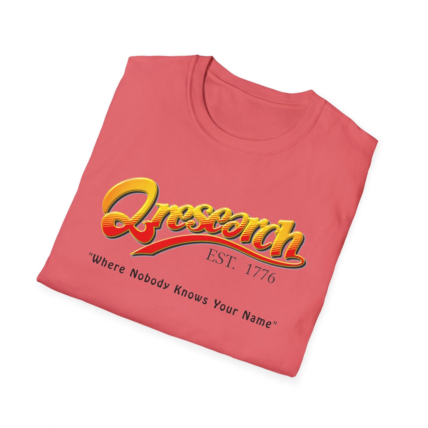 Research Vintage T-Shirt — "Research EST. 1776" Retro Script Science Tee