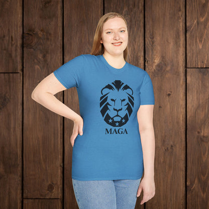 MAGA Lion T-Shirt — Bold Patriotic Graphic Tee